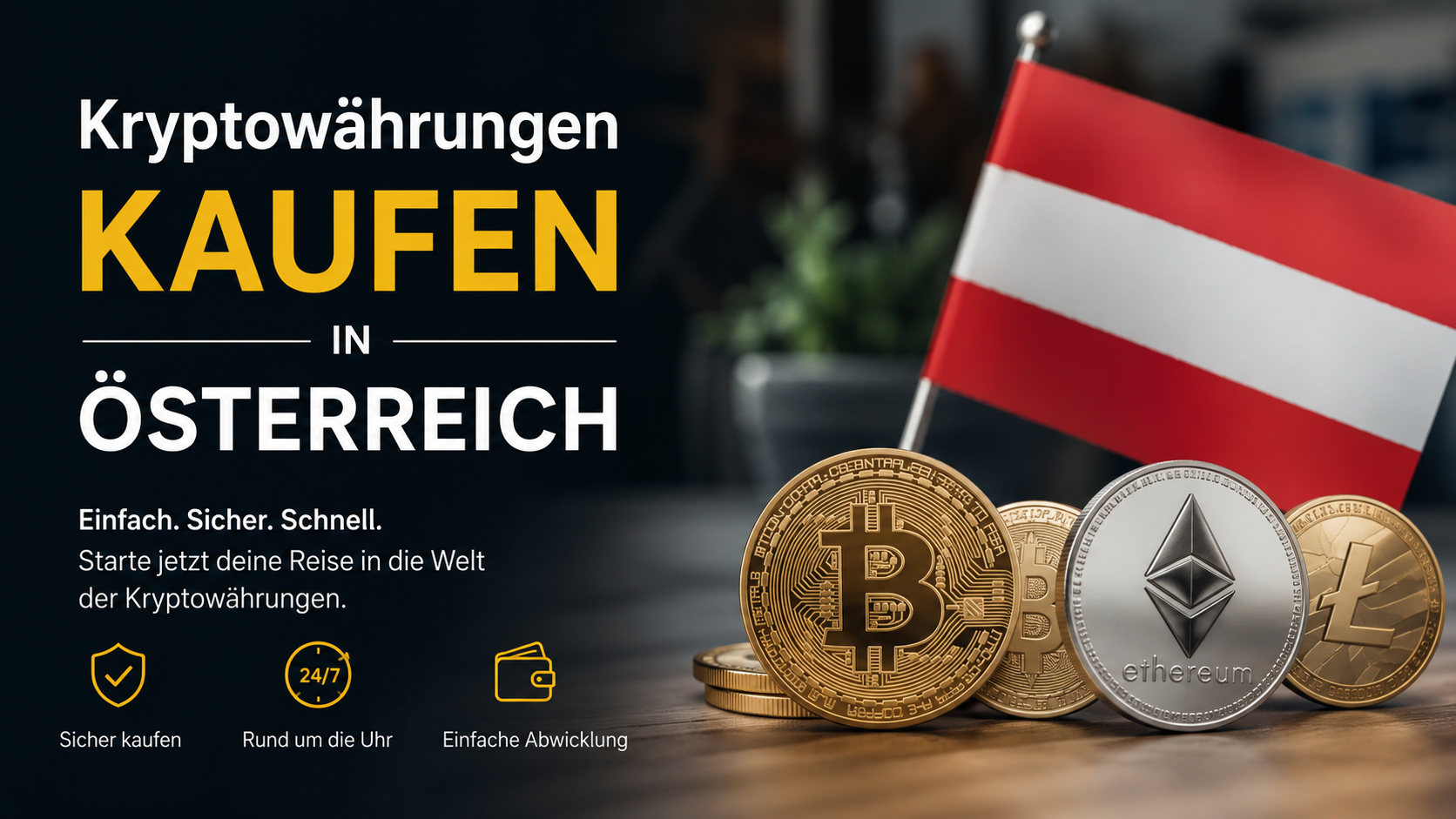 Kryptowährungen kaufen in Österreich